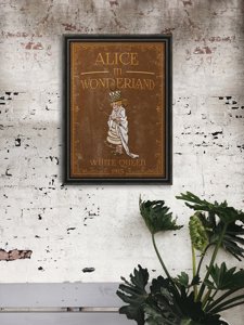 Plakát Alice v říši divů bílá královna