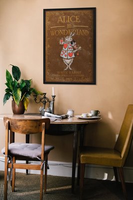 Plakát Alice v říši divů Bílý králík v přestrojení Herald