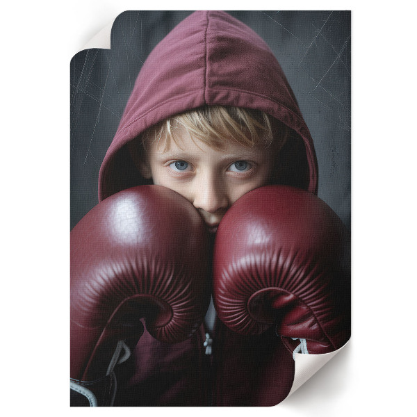 Plakát z fotky Mladý boxer