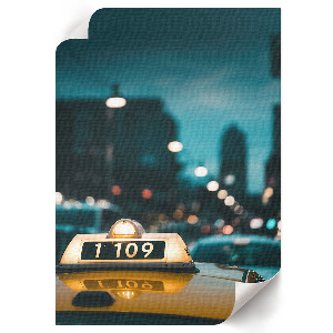 Plakát na zeď Taxi v noci