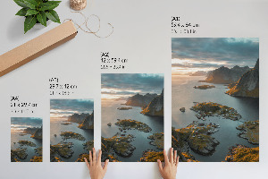 Dekorativní plakát Horské panorama