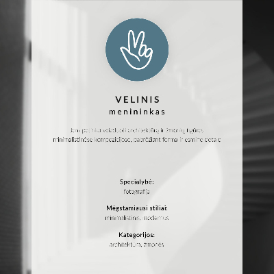 Plakát na zeď Moderní minimalismus