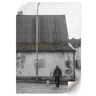 Dekorativní plakát Procházka městem