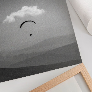Plakát z fotky Paragliding v horách
