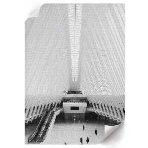 Dekorativní plakát Futuristická architektura