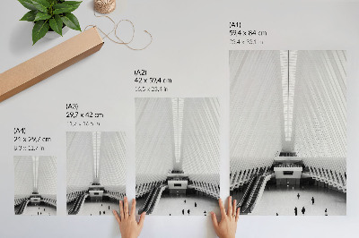 Dekorativní plakát Futuristická architektura