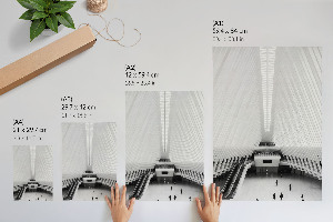 Dekorativní plakát Futuristická architektura