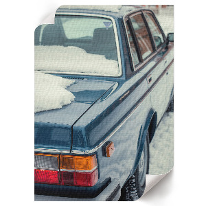 Plakát z fotky Zimní auto
