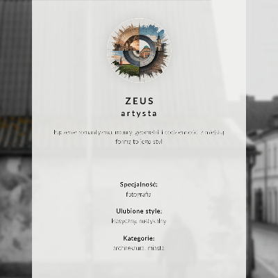 Nástěnný plakát Barevná ulice
