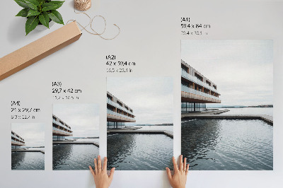 Dekorativní plakát Moderní architektura