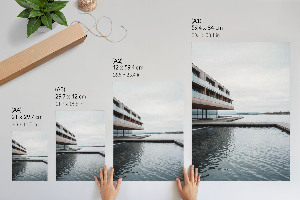 Dekorativní plakát Moderní architektura