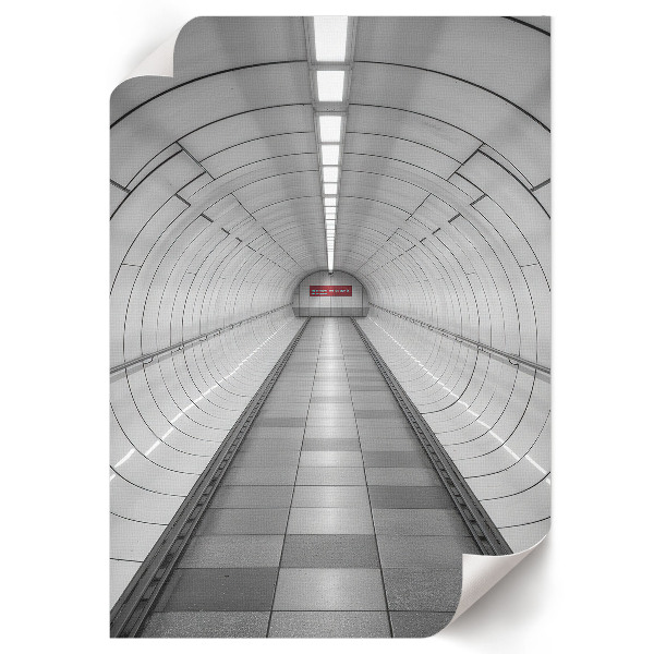 Dekorativní plakát Futuristický tunel