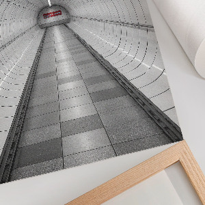 Dekorativní plakát Futuristický tunel
