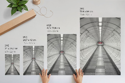 Dekorativní plakát Futuristický tunel
