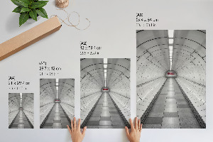 Dekorativní plakát Futuristický tunel