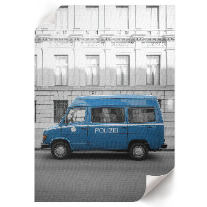 Nástěnný plakát Policejní auto