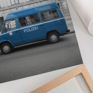 Nástěnný plakát Policejní auto