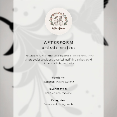 Plakát na zeď Květinová symetrie