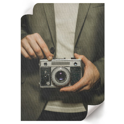 Nástěnný plakát Retro fotoaparát