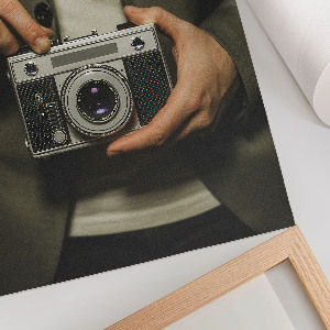 Nástěnný plakát Retro fotoaparát