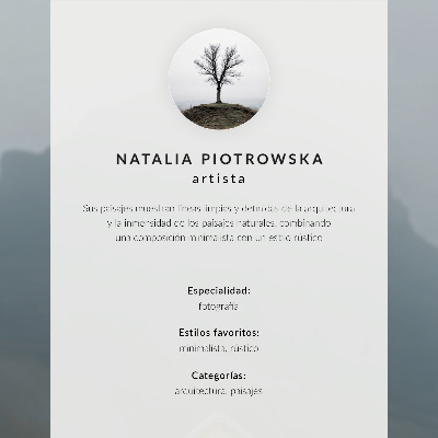 Plakát na zeď Mlžná krajina