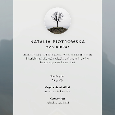 Plakát na zeď Mlžná krajina