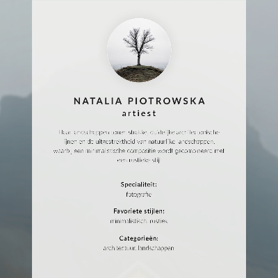 Plakát na zeď Mlžná krajina