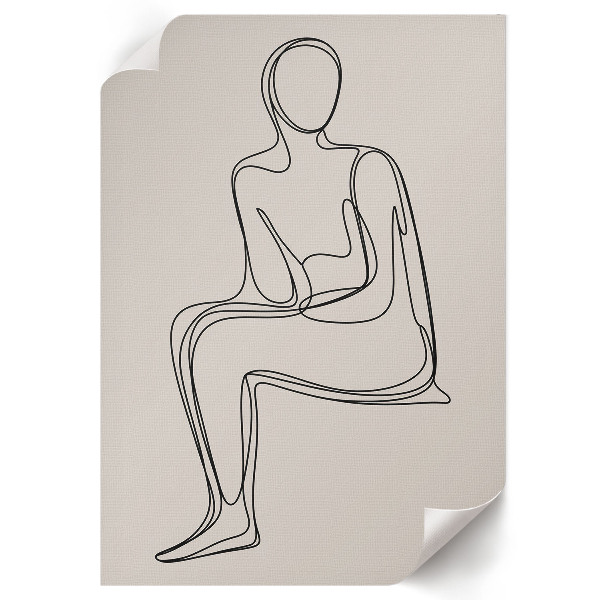 Plakát na zeď Znakový lineart