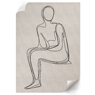 Plakát na zeď Znakový lineart