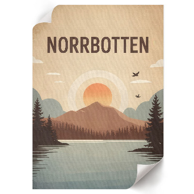 Tisk na plátno Ilustrace Norrbottenu