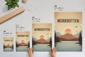 Tisk na plátno Ilustrace Norrbottenu