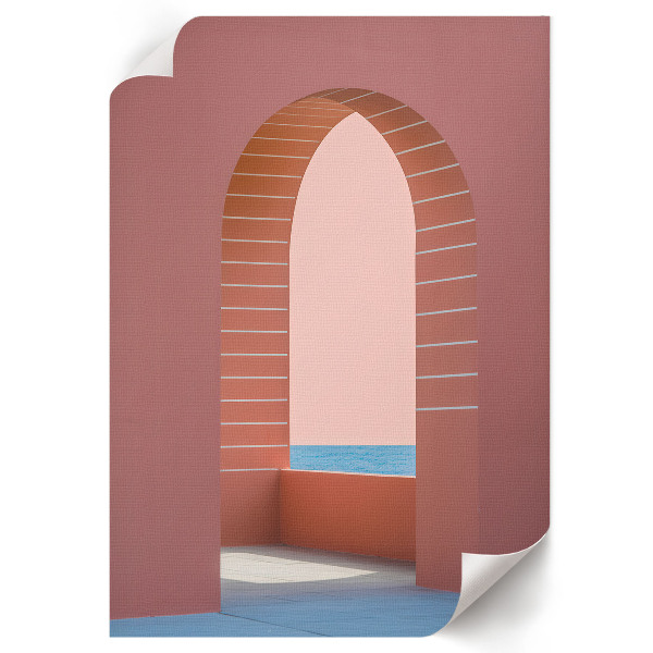 Plakát z fotky Pastelová architektura