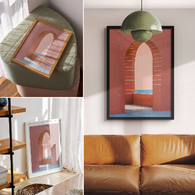 Plakát z fotky Pastelová architektura