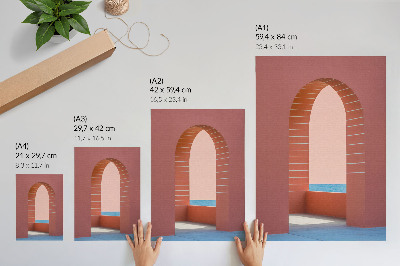 Plakát z fotky Pastelová architektura