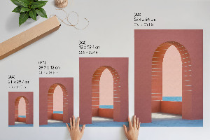 Plakát z fotky Pastelová architektura
