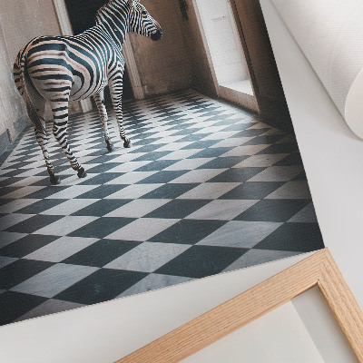 Nástěnný plakát Zebra v architektuře