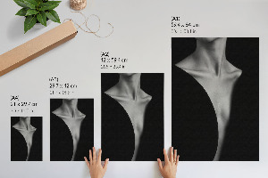 Nástěnný plakát Minimalistický portrét