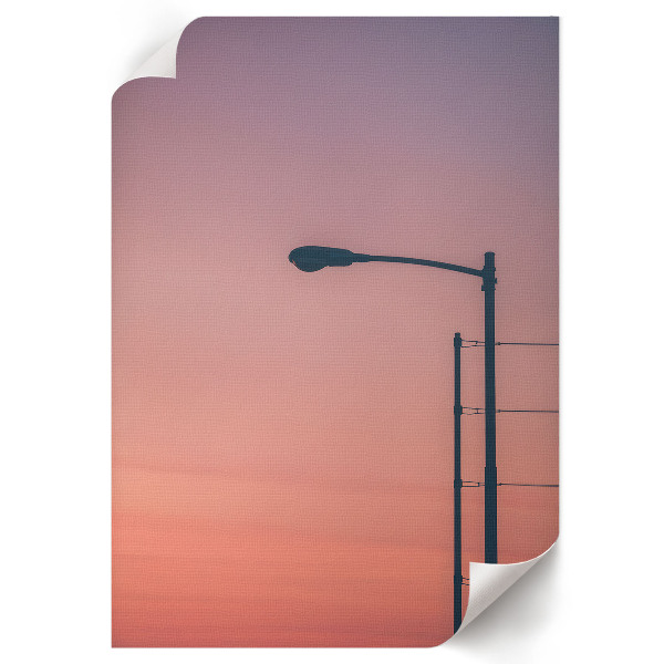 Plakát na zeď Pouliční lampa