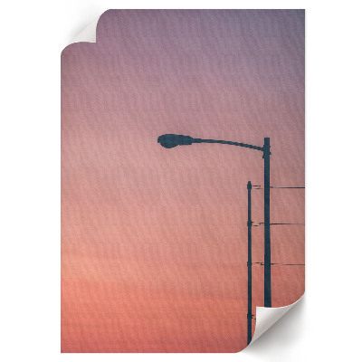 Plakát na zeď Pouliční lampa