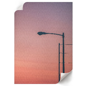 Plakát na zeď Pouliční lampa