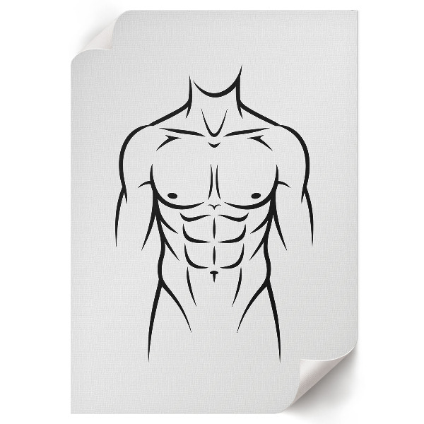 Dekorativní plakát Minimalistická silueta