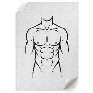 Dekorativní plakát Minimalistická silueta