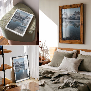 Plakát na zeď Horské jezero