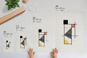 Tisk na plátno Stylová geometrie