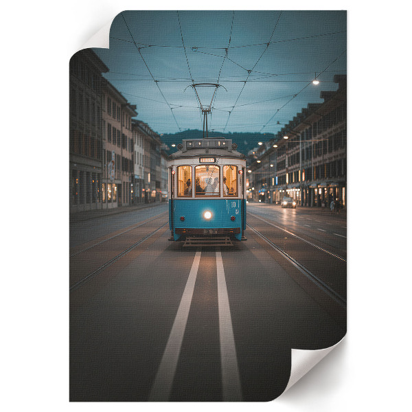 Nástěnný plakát Městská tramvaj