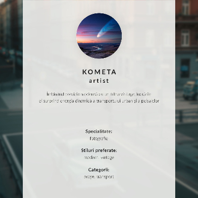 Nástěnný plakát Městská tramvaj