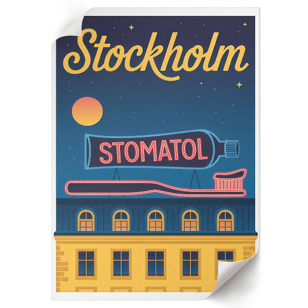 Dekorativní plakát Stockholmský plakát