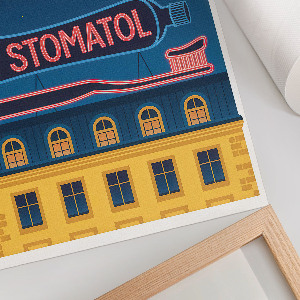 Dekorativní plakát Stockholmský plakát