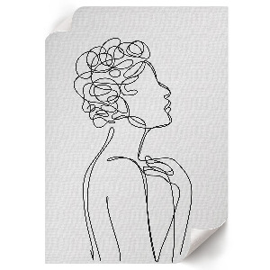Plakát na zeď Dámský lineart