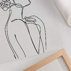 Plakát na zeď Dámský lineart